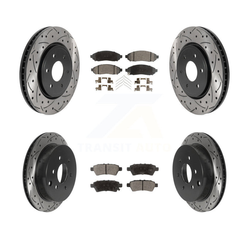 Transit Auto KDT-100841 Disc Brake Kit for 2006-2007 Nissan Xterra - Front and Rear