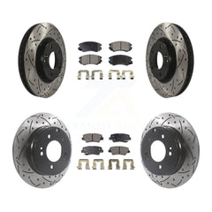 Transit Auto KDT-100846 Disc Brake Kit for 2008-2010 Hyundai Sonata - Front and Rear