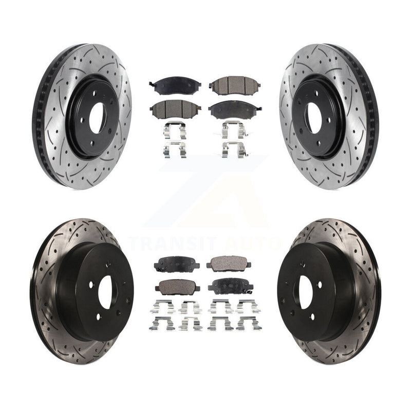 Transit Auto KDT-100848 Disc Brake Kit for 2006-2013 INFINITI FX37, INFINITI FX35, INFINITI FX45 - Front and Rear