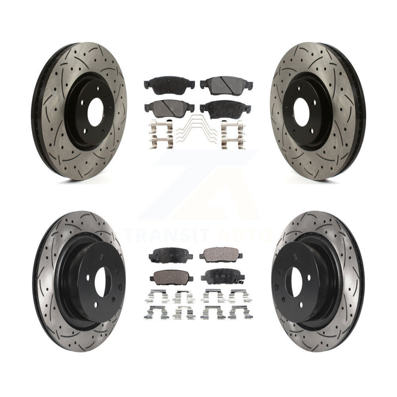 Transit Auto KDT-100849 Disc Brake Kit for 2007-2015 INFINITI Q60, INFINITI G35 - Front and Rear