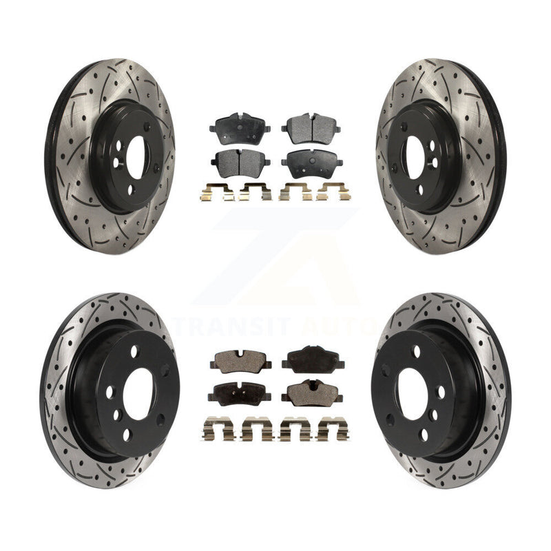 Transit Auto KDT-100850 Disc Brake Kit for 2015 Mini Cooper - Front and Rear