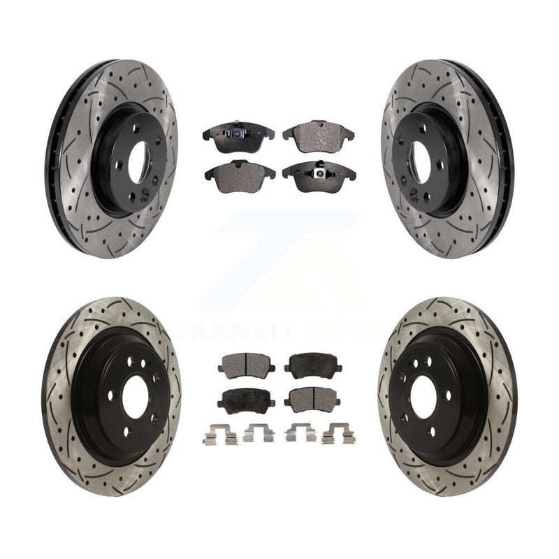 Transit Auto KDT-100862 Disc Brake Kit for 2013-2014 Volvo S60 - Front and Rear