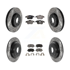 Transit Auto KDT-100863 Disc Brake Kit for 2012-2015 Land Rover Range Rover Evoque - Front and Rear