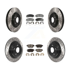 Transit Auto KDT-100865 Disc Brake Kit for 2009-2014 Acura TL - Front and Rear