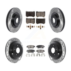 Transit Auto KDT-100866 Disc Brake Kit for 2012-2014 Hyundai Genesis - Front and Rear