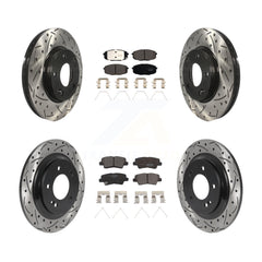 Transit Auto KDT-100868 Disc Brake Kit for 2018-2022 Kia Forte5, Hyundai Elantra GT - Front and Rear
