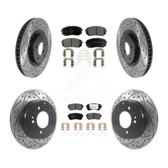 Transit Auto KDT-100878 Disc Brake Kit for 2016-2019 Kia Optima - Front and Rear