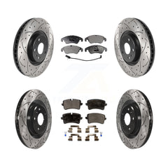 Transit Auto KDT-100881 Disc Brake Kit for 2014 Audi A6 - Front and Rear