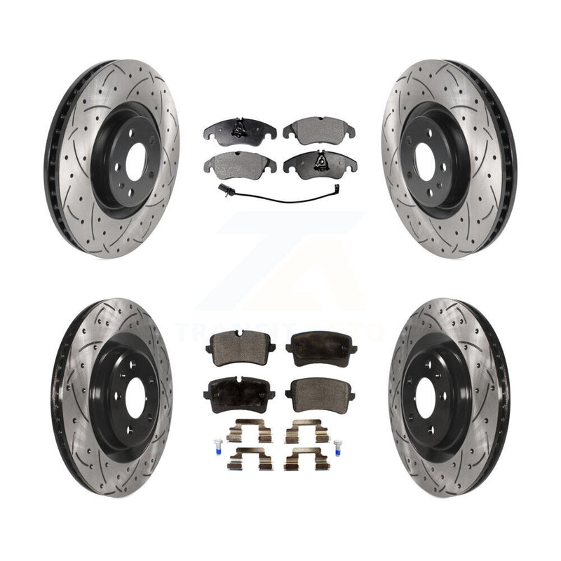 Transit Auto KDT-100881 Disc Brake Kit for 2014 Audi A6 - Front and Rear