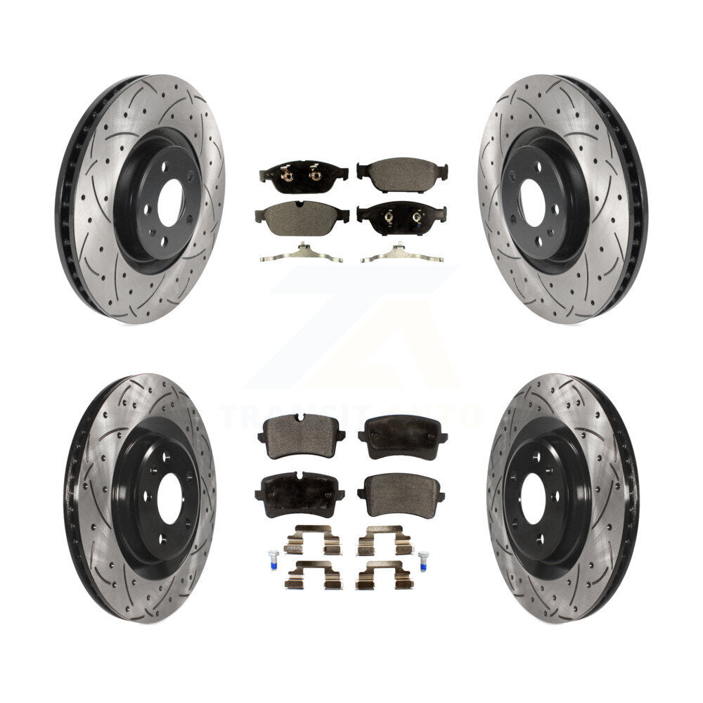 Transit Auto KDT-100882 Disc Brake Kit for 2014-2016 Audi A6 Quattro, Audi A7 Quattro - Front and Rear