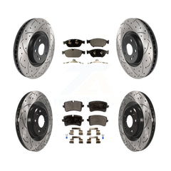 Transit Auto KDT-100882 Disc Brake Kit for 2014-2016 Audi A6 Quattro, Audi A7 Quattro - Front and Rear