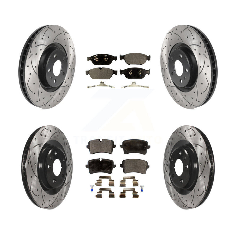 Transit Auto KDT-100882 Disc Brake Kit for 2014-2016 Audi A6 Quattro, Audi A7 Quattro - Front and Rear