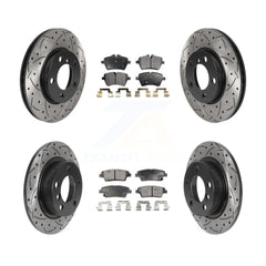 Transit Auto KDT-100885 Disc Brake Kit for 2013-2016 Mini Cooper Paceman, Mini Cooper Countryman - Front and Rear