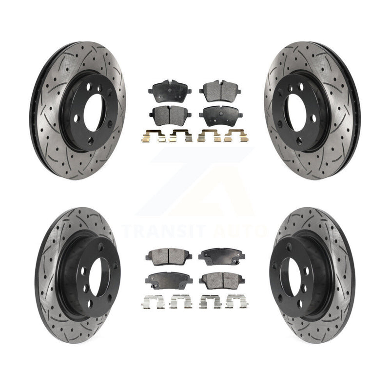 Transit Auto KDT-100885 Disc Brake Kit for 2013-2016 Mini Cooper Paceman, Mini Cooper Countryman - Front and Rear