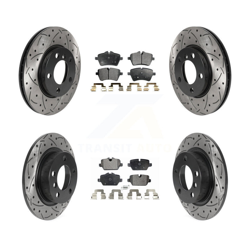 Transit Auto KDT-100886 Disc Brake Kit for 2011-2015 Mini Cooper Paceman, Mini Cooper Countryman - Front and Rear