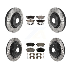 Transit Auto KDT-100888 Disc Brake Kit for 2012-2018 Mercedes-Benz GLE300d, Mercedes-Benz GLE350 and More - Front and Rear