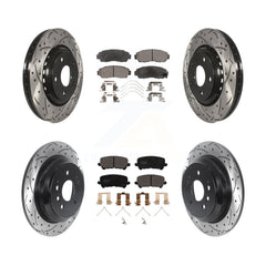 Transit Auto KDT-100889 Disc Brake Kit for 2019-2024 Honda Passport - Front and Rear