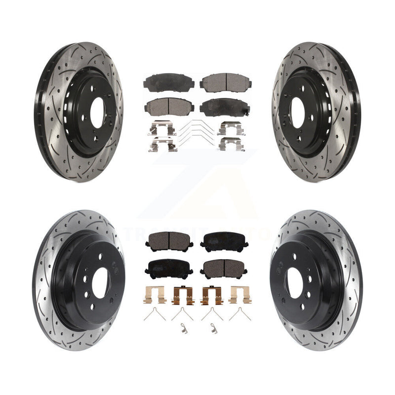 Transit Auto KDT-100889 Disc Brake Kit for 2019-2024 Honda Passport - Front and Rear