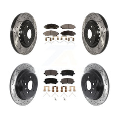 Transit Auto KDT-100890 Disc Brake Kit for 2016-2024 Honda Ridgeline, Honda Pilot - Front and Rear