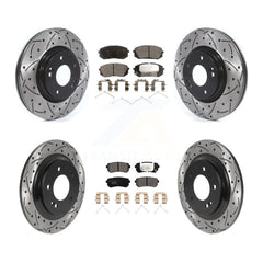 Transit Auto KDT-100898 Disc Brake Kit for 2016 Kia Optima - Front and Rear