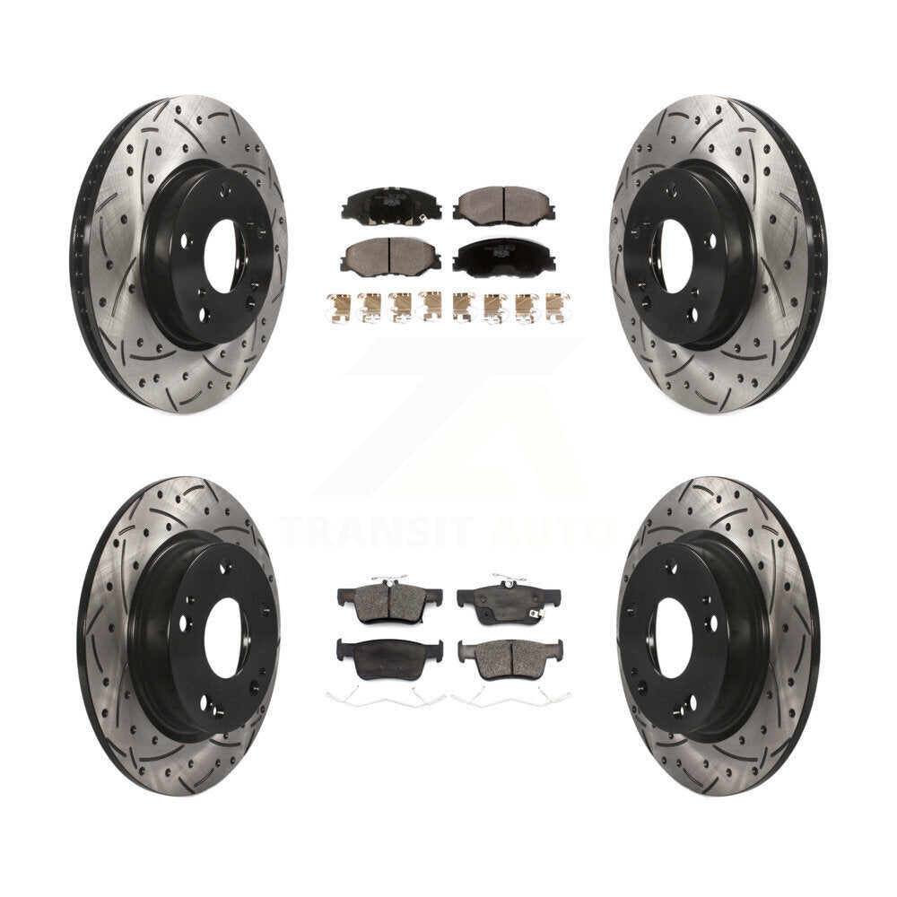 Transit Auto KDT-100900 Disc Brake Kit for 2019-2022 Honda Insight - Front and Rear