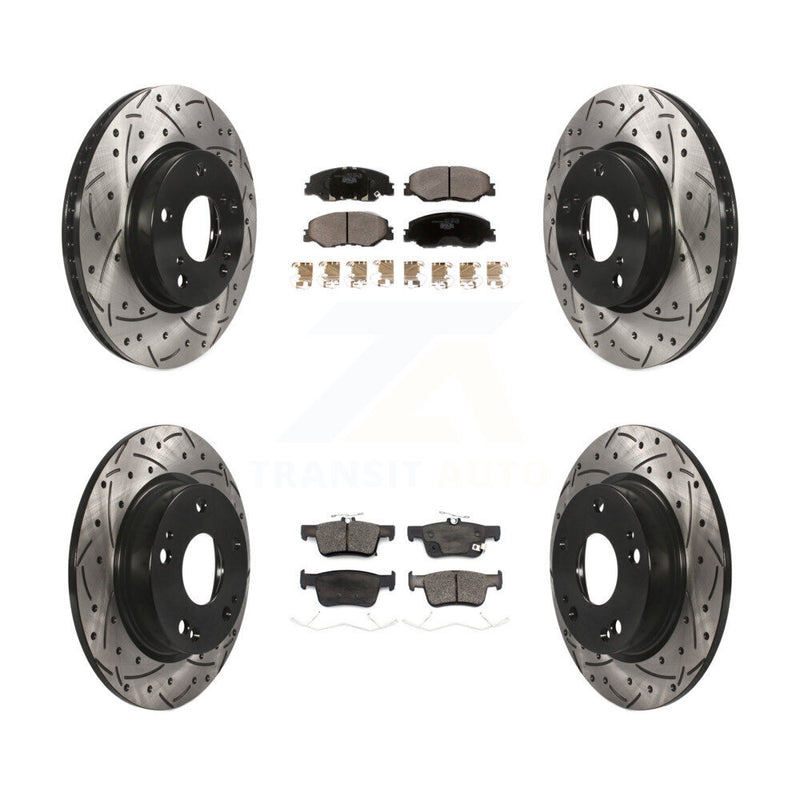 Transit Auto KDT-100900 Disc Brake Kit for 2019-2022 Honda Insight - Front and Rear