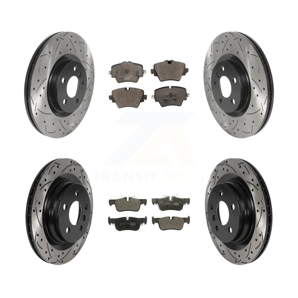 Transit Auto KDT-100902 Disc Brake Kit for 2016-2022 BMW 228i Gran Coupe, BMW X1 and More - Front and Rear