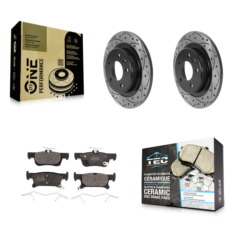 Transit Auto KDT-100909 Disc Brake Kit for 2016-2019 Buick Envision - Rear