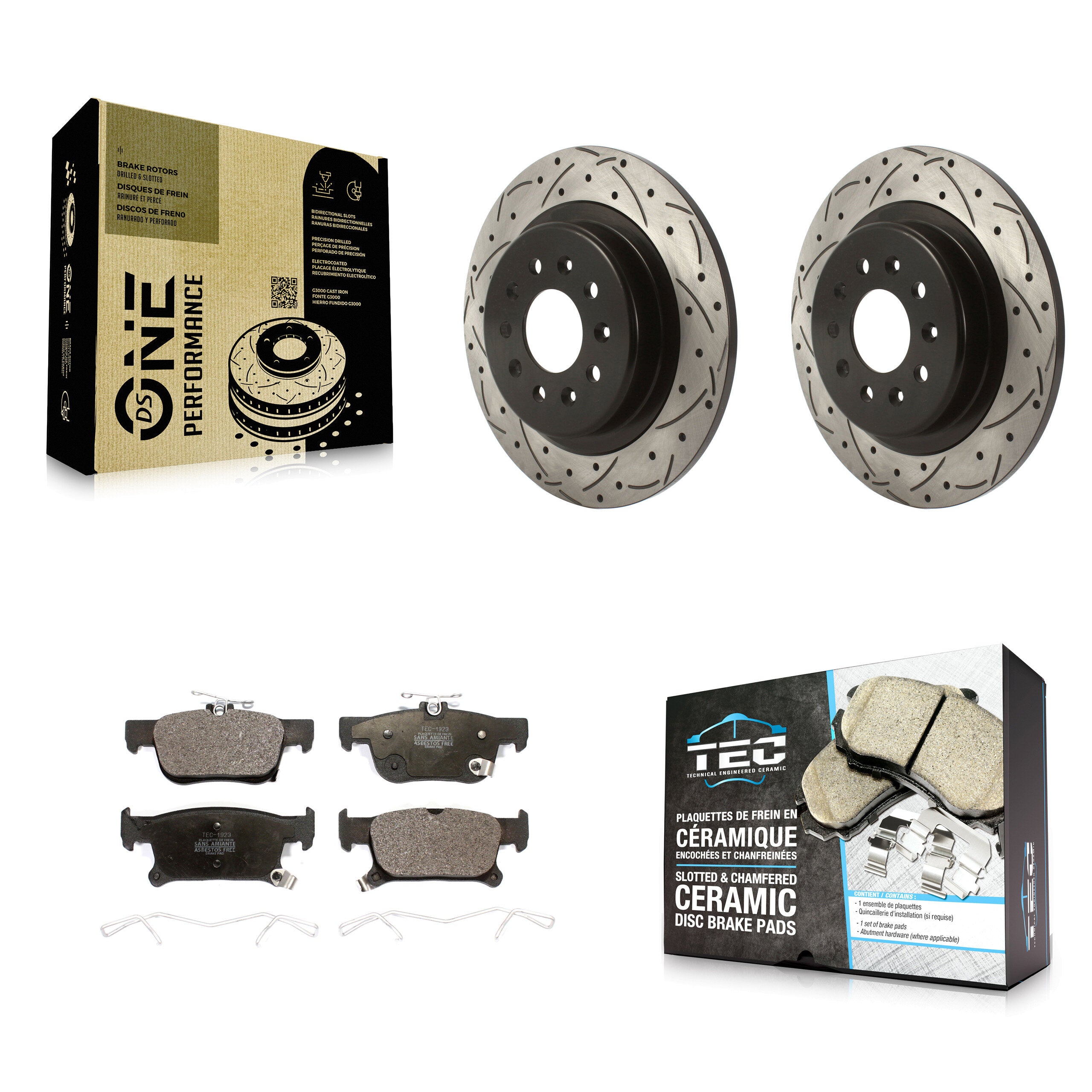 Transit Auto KDT-100910 Disc Brake Kit for 2016-2018 Buick Envision - Rear