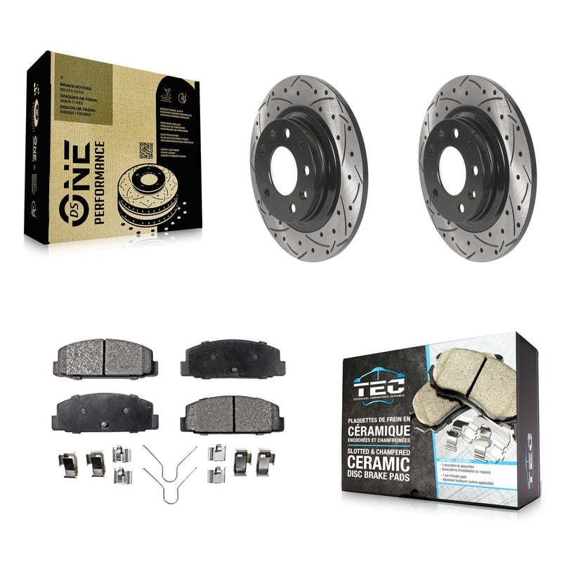 Transit Auto KDT-100921 Disc Brake Kit for 2003-2005 Mazda 6, Mazda Protege - Rear