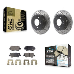 Transit Auto KDT-100928 Disc Brake Kit for 2008-2017 Hyundai Azera, Kia Optima, Hyundai Sonata - Rear