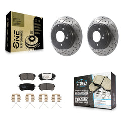 Transit Auto KDT-100929 Disc Brake Kit for 2016-2020 Hyundai Sonata, Kia Optima - Rear