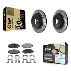 Transit Auto KDT-100931 Disc Brake Kit for 2007-2015 INFINITI Q60, INFINITI G35 - Rear