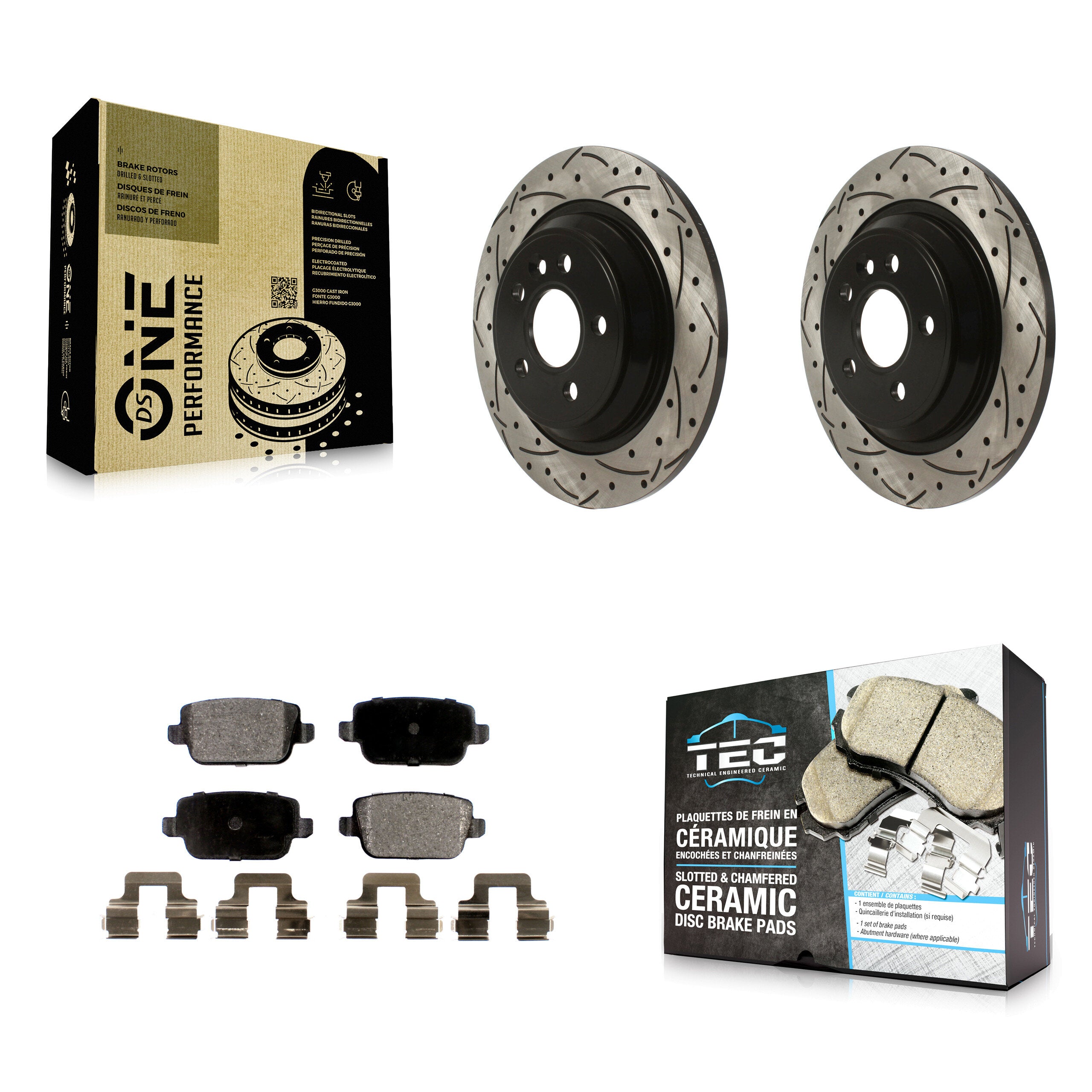Transit Auto KDT-100933 Disc Brake Kit for 2008-2011 Volvo S80 - Rear