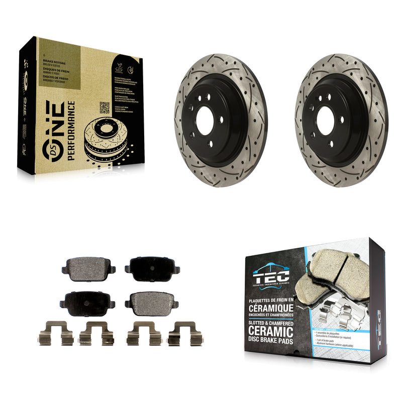 Transit Auto KDT-100933 Disc Brake Kit for 2008-2011 Volvo S80 - Rear