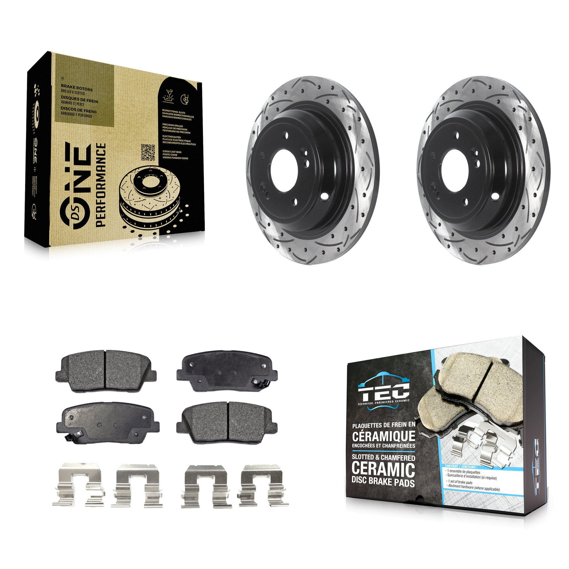 Transit Auto KDT-100935 Disc Brake Kit for 2009-2010 Hyundai Genesis - Rear