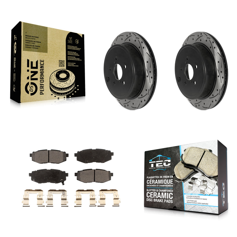Transit Auto KDT-100939 Disc Brake Kit for 2010-2024 Subaru BRZ, Toyota GR86 and More - Rear