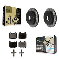 Transit Auto KDT-100940 Disc Brake Kit for 2017-2019 Toyota 86, Subaru BRZ - Rear