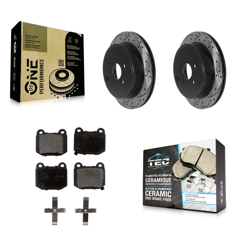 Transit Auto KDT-100940 Disc Brake Kit for 2017-2019 Toyota 86, Subaru BRZ - Rear