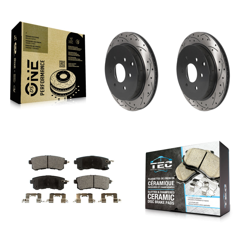 Transit Auto KDT-100941 Disc Brake Kit for 2011-2024 Nissan Armada, INFINITI QX80, INFINITI QX56 - Rear