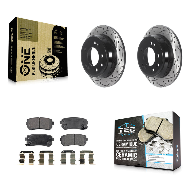 Transit Auto KDT-100942 Disc Brake Kit for 2009-2016 Hyundai Elantra, Kia Sportage, Hyundai Tucson - Rear
