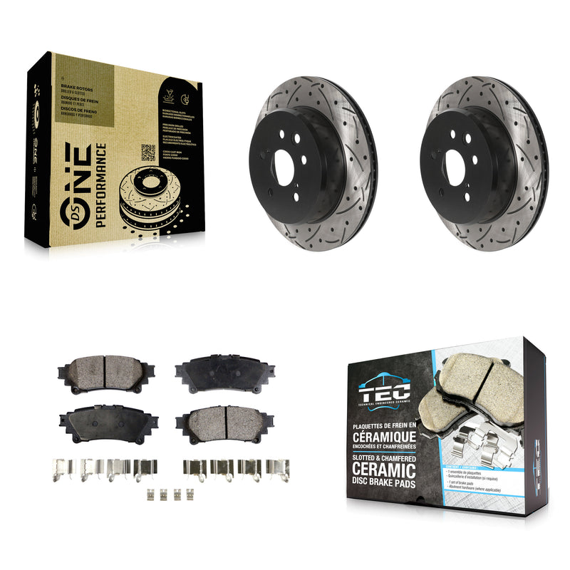 Transit Auto KDT-100946 Disc Brake Kit for 2013-2020 Lexus GS300, Lexus GS200t and More - Rear