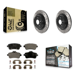 Transit Auto KDT-100947 Disc Brake Kit for 2012-2018 Mercedes-Benz GLE300d, Mercedes-Benz GLE350 and More - Rear