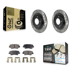 Transit Auto KDT-100948 Disc Brake Kit for 2015-2017 Hyundai Azera, Hyundai Sonata - Rear