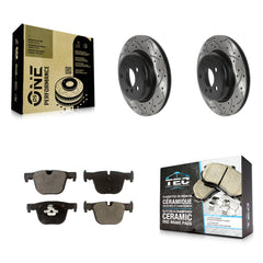 Transit Auto KDT-100953 Disc Brake Kit for 2012-2020 BMW 330i, BMW 330i GT xDrive and More - Rear