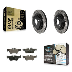 Transit Auto KDT-100964 Disc Brake Kit for 2016-2022 BMW 228i Gran Coupe, BMW X1 and More - Rear