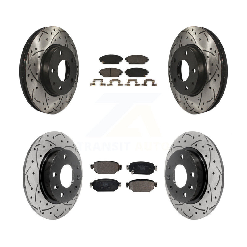 Transit Auto KDT-100976 Disc Brake Kit for 2019-2022 Mazda CX-3 - Front and Rear