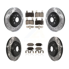 Transit Auto KDT-100977 Disc Brake Kit for 2016-2018 Cadillac CT6 - Front and Rear