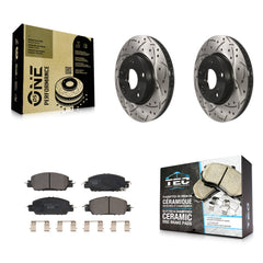 Transit Auto KDT-100981 Disc Brake Kit for 2017 Honda Accord - Front