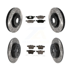 Transit Auto KDT-100991 Disc Brake Kit for 2016-2019 Land Rover Range Rover Evoque - Front and Rear